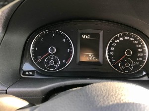 VW Caddy IV Maxi Mietwagen Heckausschnitt